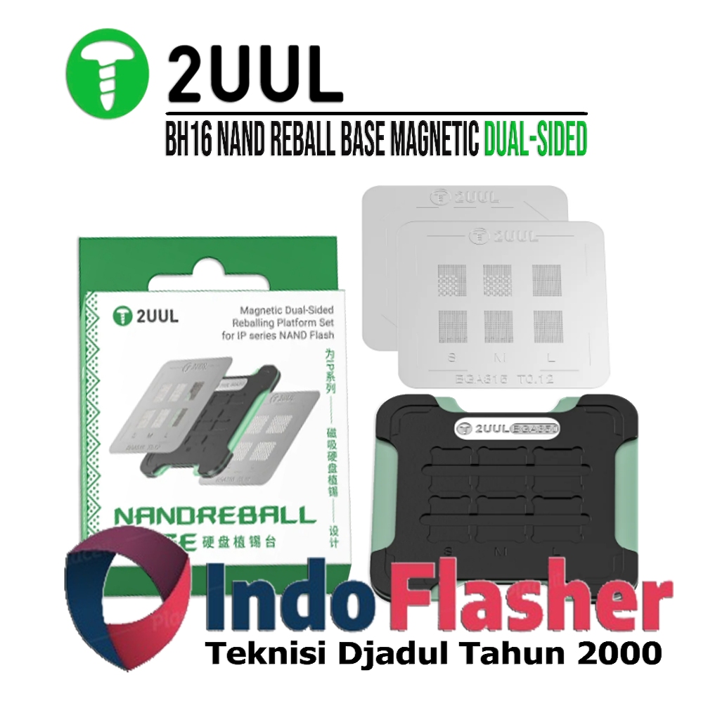 Jual 2UUL BH16 NAND REBALL BASE Magnetic Dual-Sided Reballing Platform ...