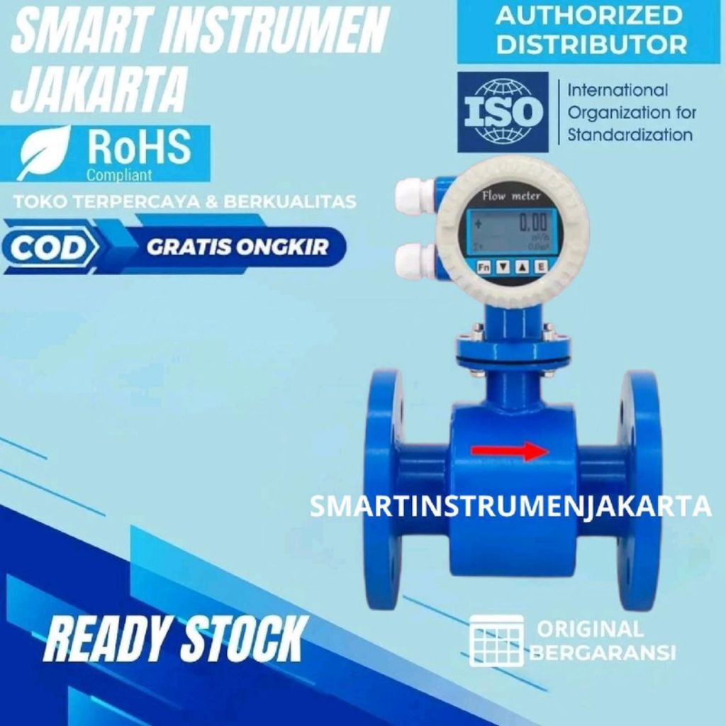 Jual Flow Meter Electromagnetic Flowmeter DN100 Flow Meter 4 inch ...