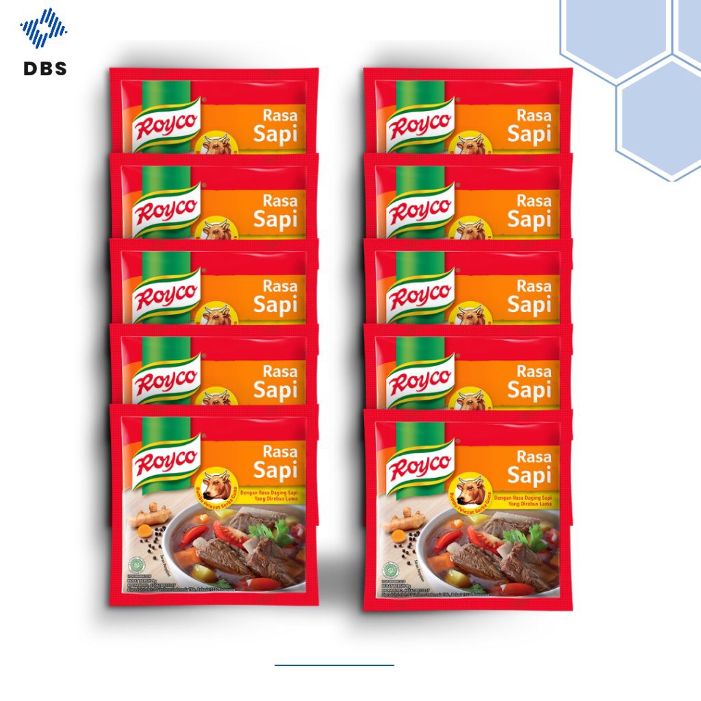 Jual Royco Bumbu Penyedap Rasa Kaldu Ayam / Sapi Sachet 1 Renceng Isi ...