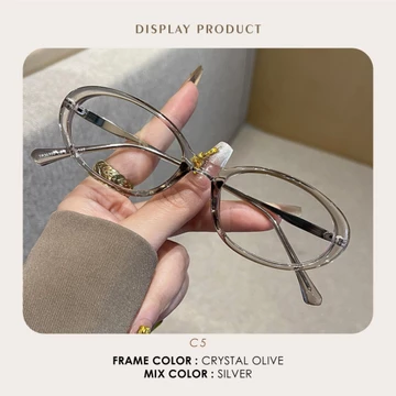 Gently Morley Kacamata Bluecromic Minus Anti Radiasi Anti Blueray Photocromic Fashion Wanita
