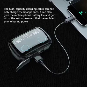 Headset Gaming TWS M10 Bluetooth 5.3 Full Bass