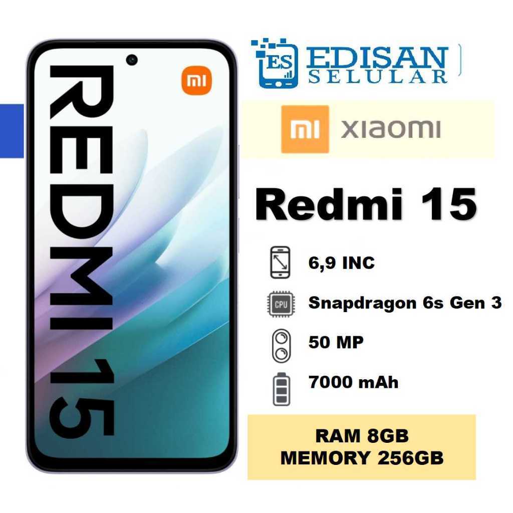 XIAOMI REDMI 15 (8/128GB) & (8/256GB) GARANSI RESMI