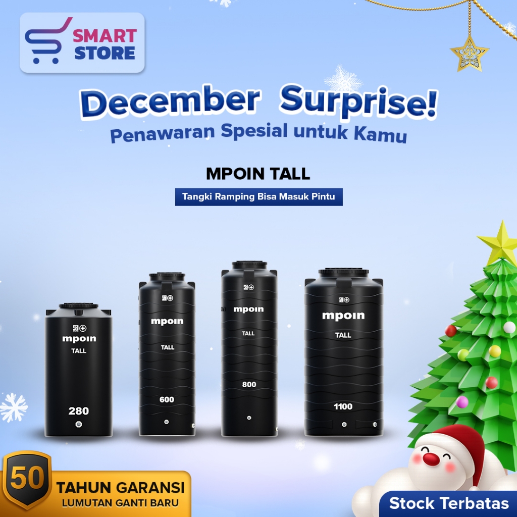 Jual TANDON AIR MPOIN TALL SERIES RAMPING /Tandon/Toren 280 600 750 900 ...