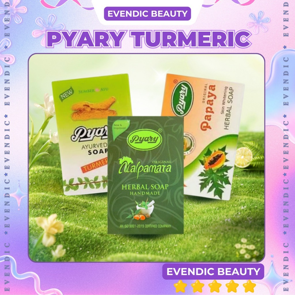 Jual READY PYARY TURMERIC | PAPAYA | NALPAMARA | SOAP 75GR | Shopee ...