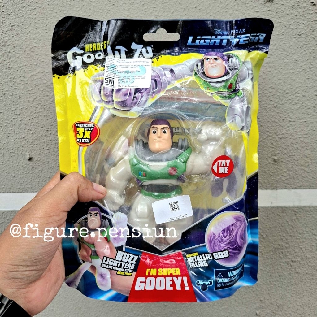 Heroes Of Goo Jit Zu Action Figure Buzz Lightyear Ranger: Morbido, Elastico E Appiccicoso! - 6