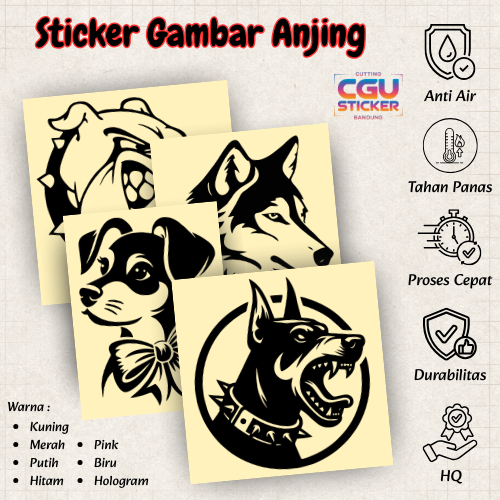 Jual Stiker Gambar Hewan Anjing | Shopee Indonesia