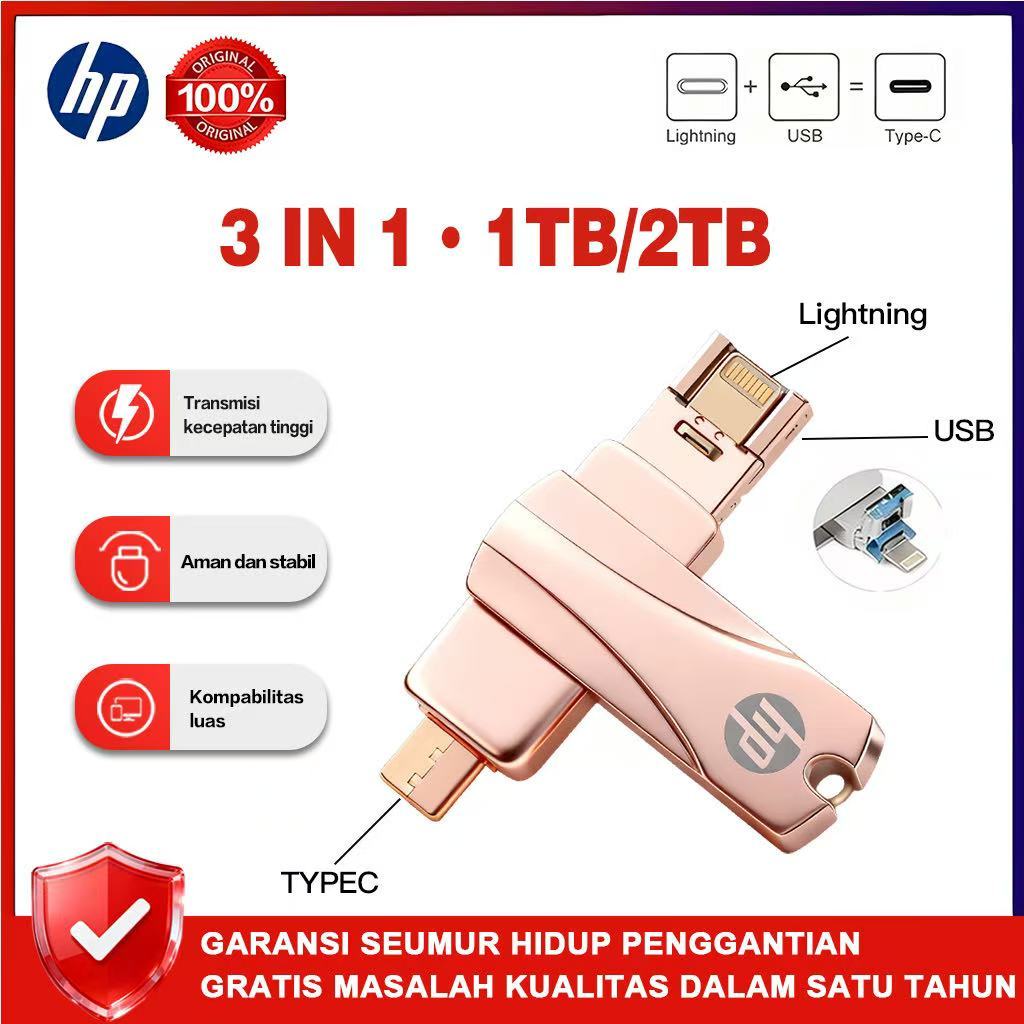 Jual HP OTG Type-C Flashdisk 1TB/2TB Metal High Speed USB 3.0 Flash ...
