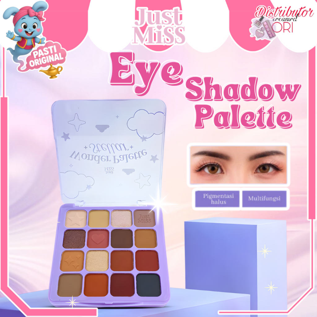Jual JUST MISS Wonder Pallete Stellar Eye shadow 16 Warna Shimmery ...