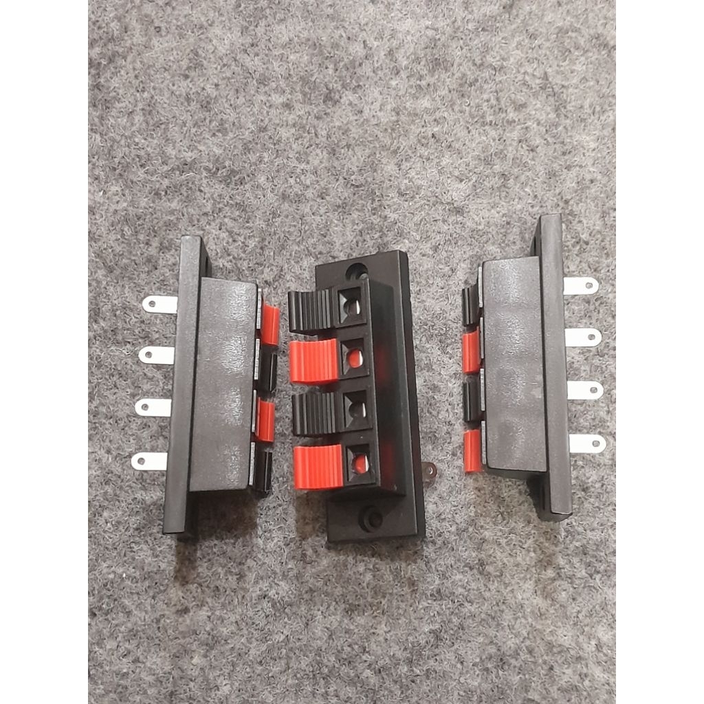 Jual Terminal Panel 4Pin Speaker Box Mono / Stereo Kabel Jepit | Shopee ...