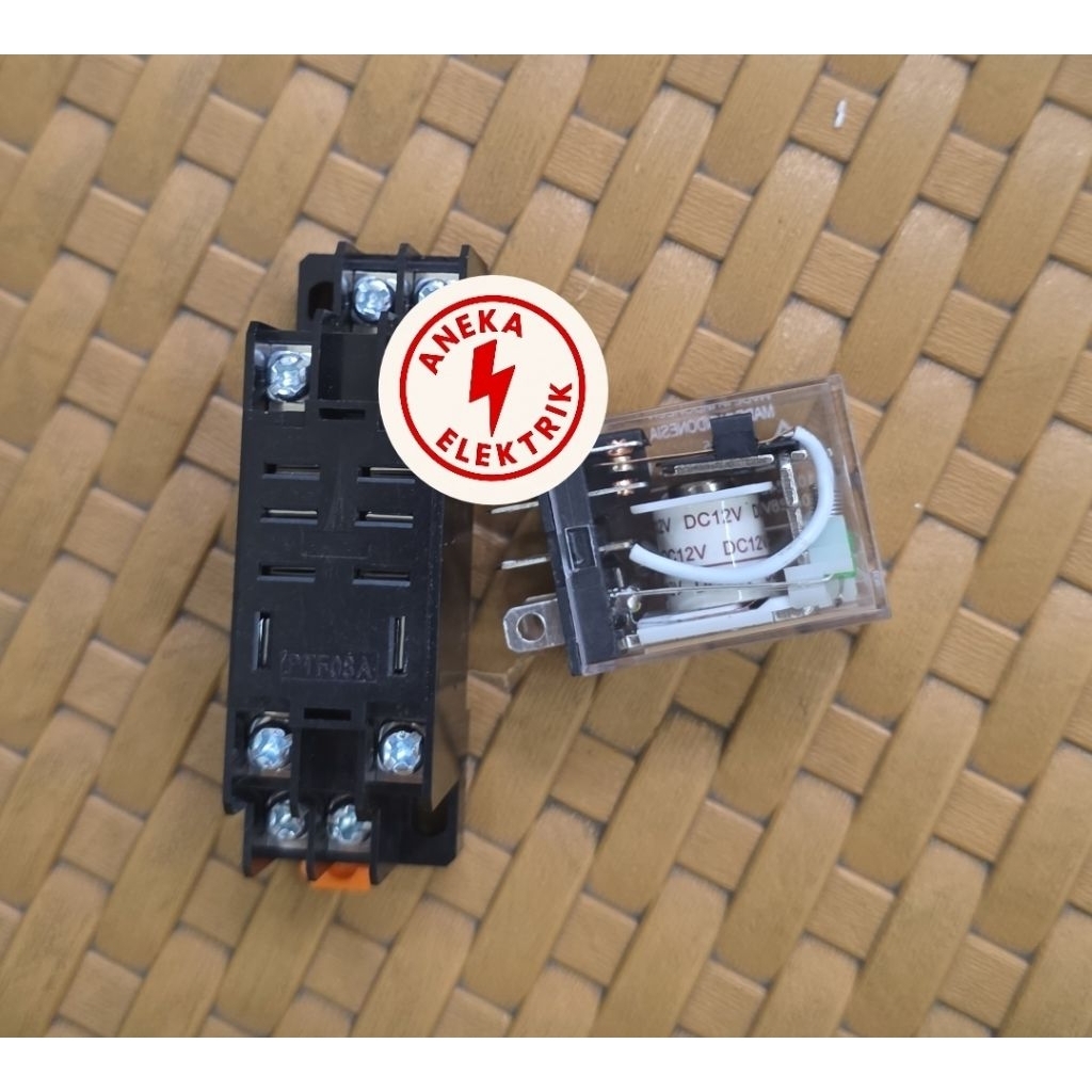 Jual Relay LY2N 12VDC + Socket 8 pin / ly2 12vdc | Shopee Indonesia