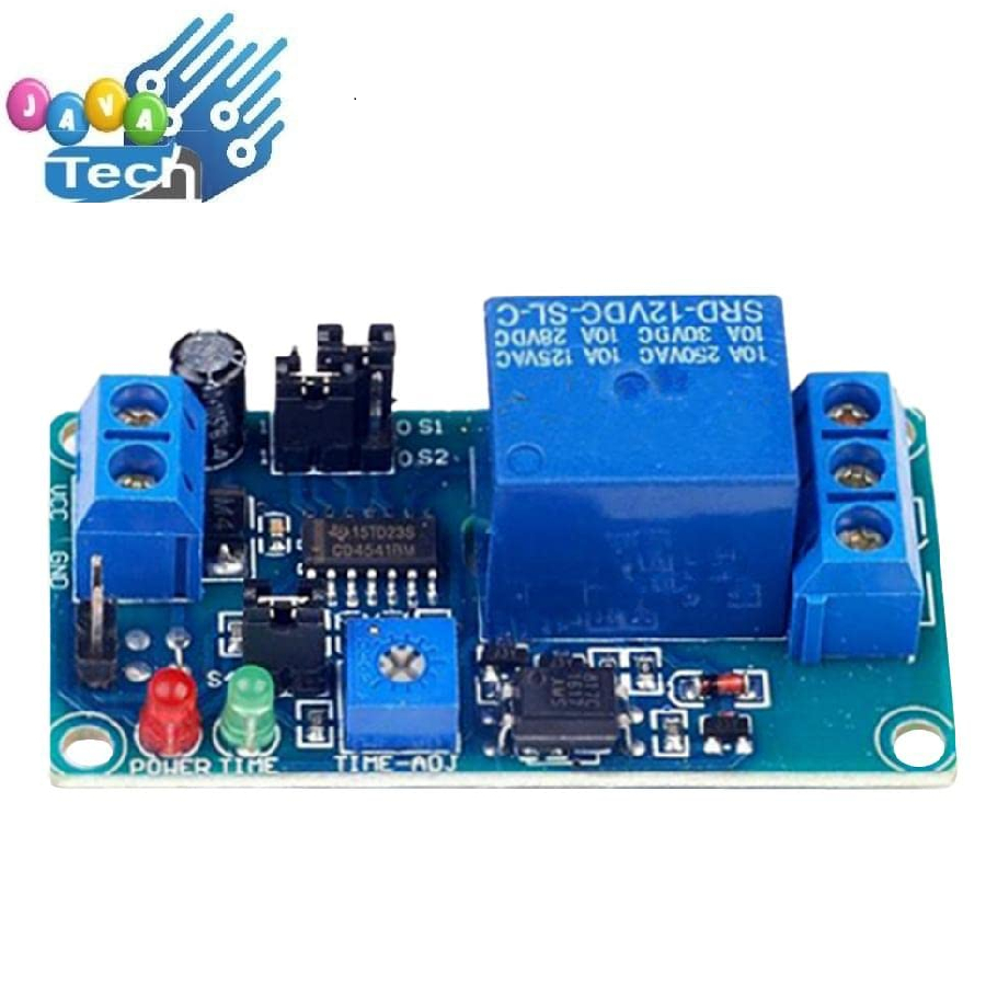 Jual Delay Timer Trigger Relay Normally Open Type Time Delay Circuit ...