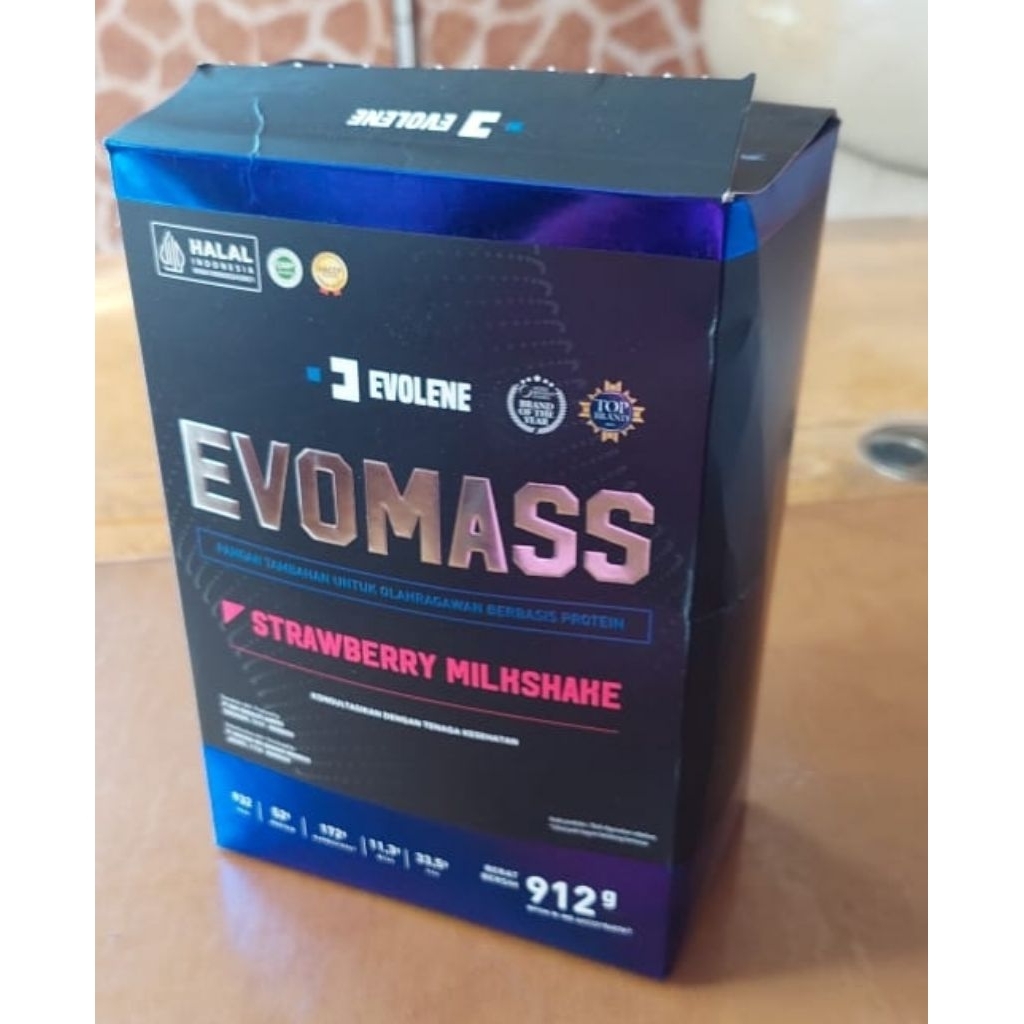 Jual Evomass 649gram (sudah di buka dan pakai sedikit) Gainer evoline ...