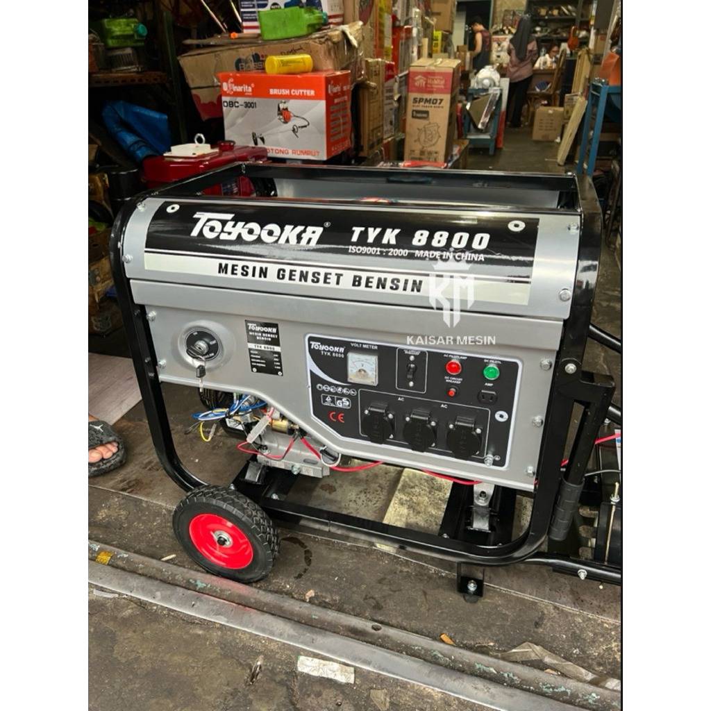 Jual GENSET GENERATOR LISTRIK LAMPU TOYOKA TOYOOKA TYK 8800 KELUAR MAX ...