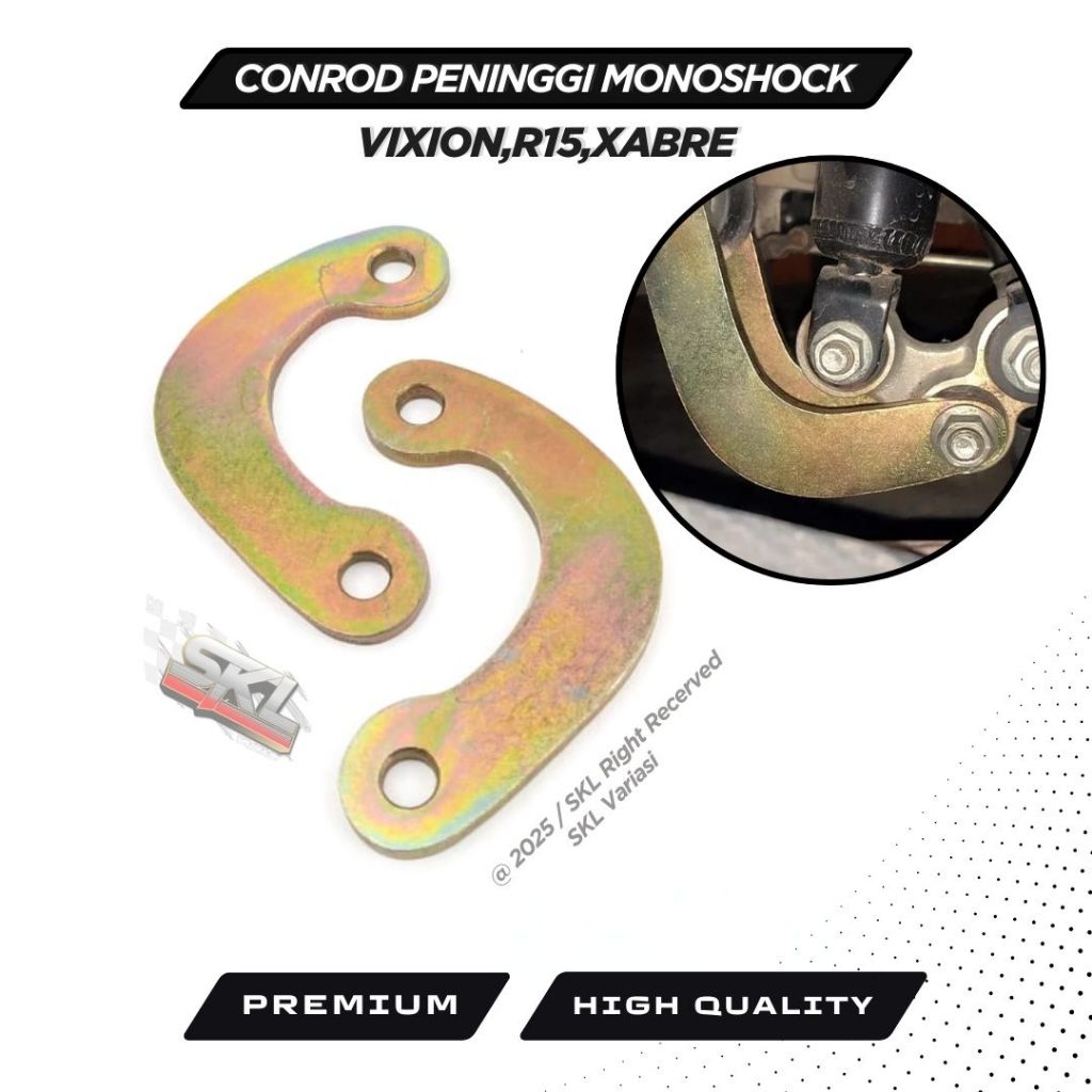 Jual Conrod Peninggi Monoshock XSR 155 Vixion R15 Xabre Tebal 6mm ...
