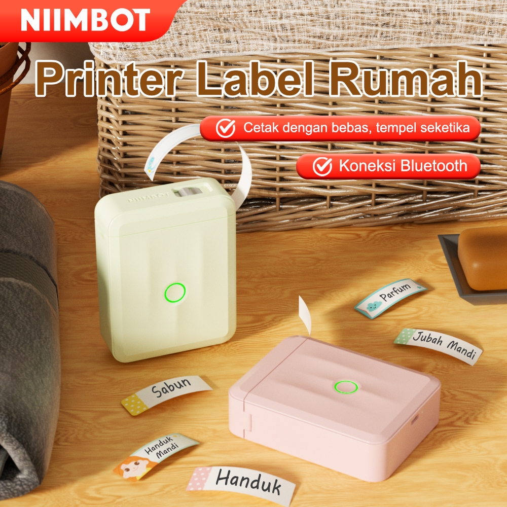 Jual NIIMBOT D110M Printer label pembelajaran kehidupan rumah mainan ...