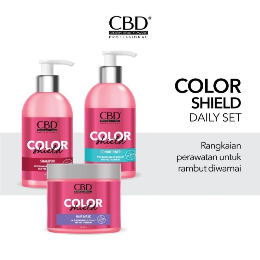 Jual CBD Color Shield Series Rangkaian Perawatan Rambut | Shopee Indonesia