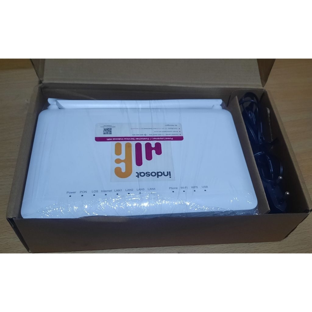 Jual MODEM WIFI ZTE GPON ONT ZXHN F679L PORT BIRU 5G PLUS ADAPTOR ...