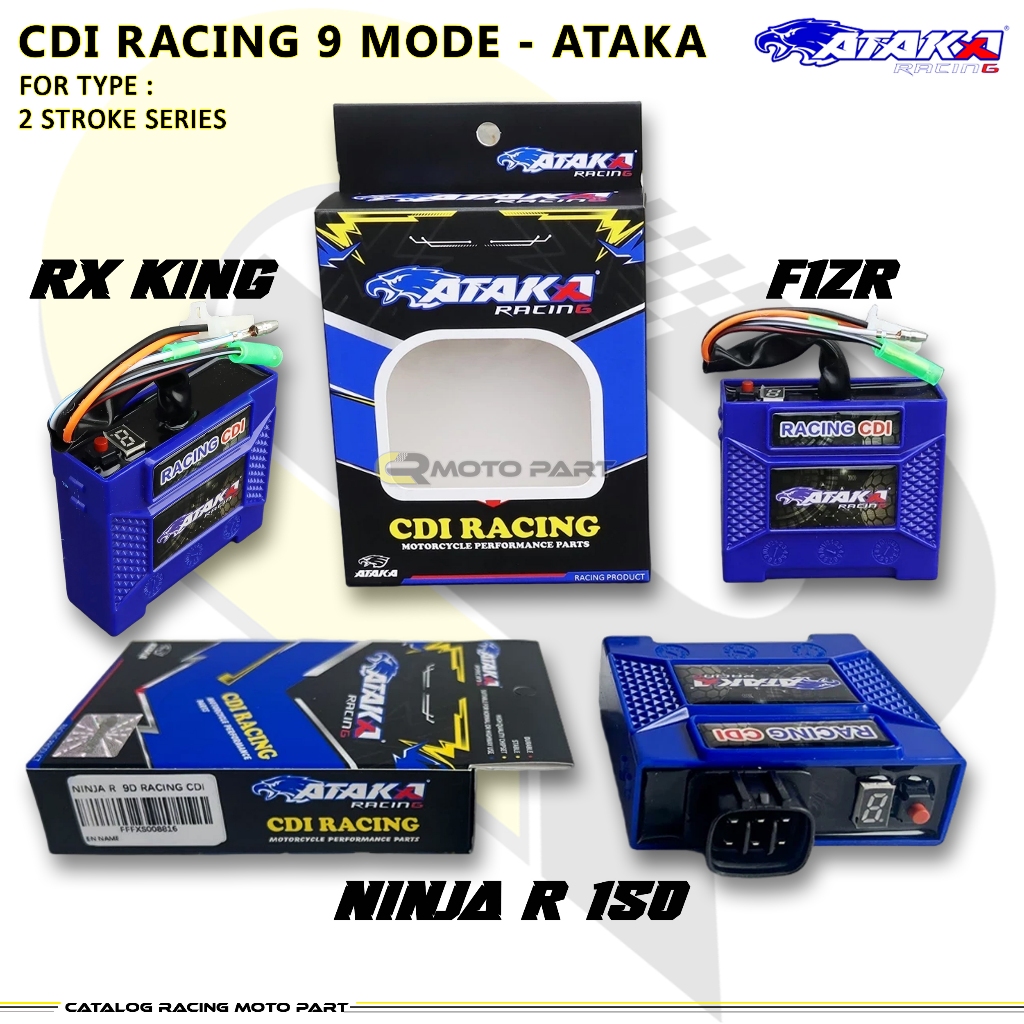Jual ATAKA RACING CDI 9 mode 2 TAK F1ZR FIZR Ninja R RR SS RX KING ...