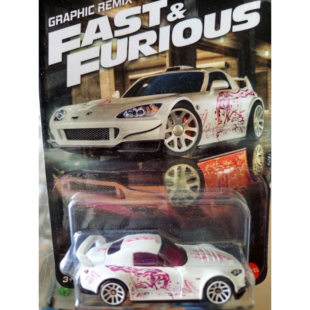 Hot Wheels Fast And FURIOUS Graphic Remix Voiture VW Jetta MK3 - Modèle moulé sous pression - Échelle 1/64 - Longueur 7 cm - JBY46