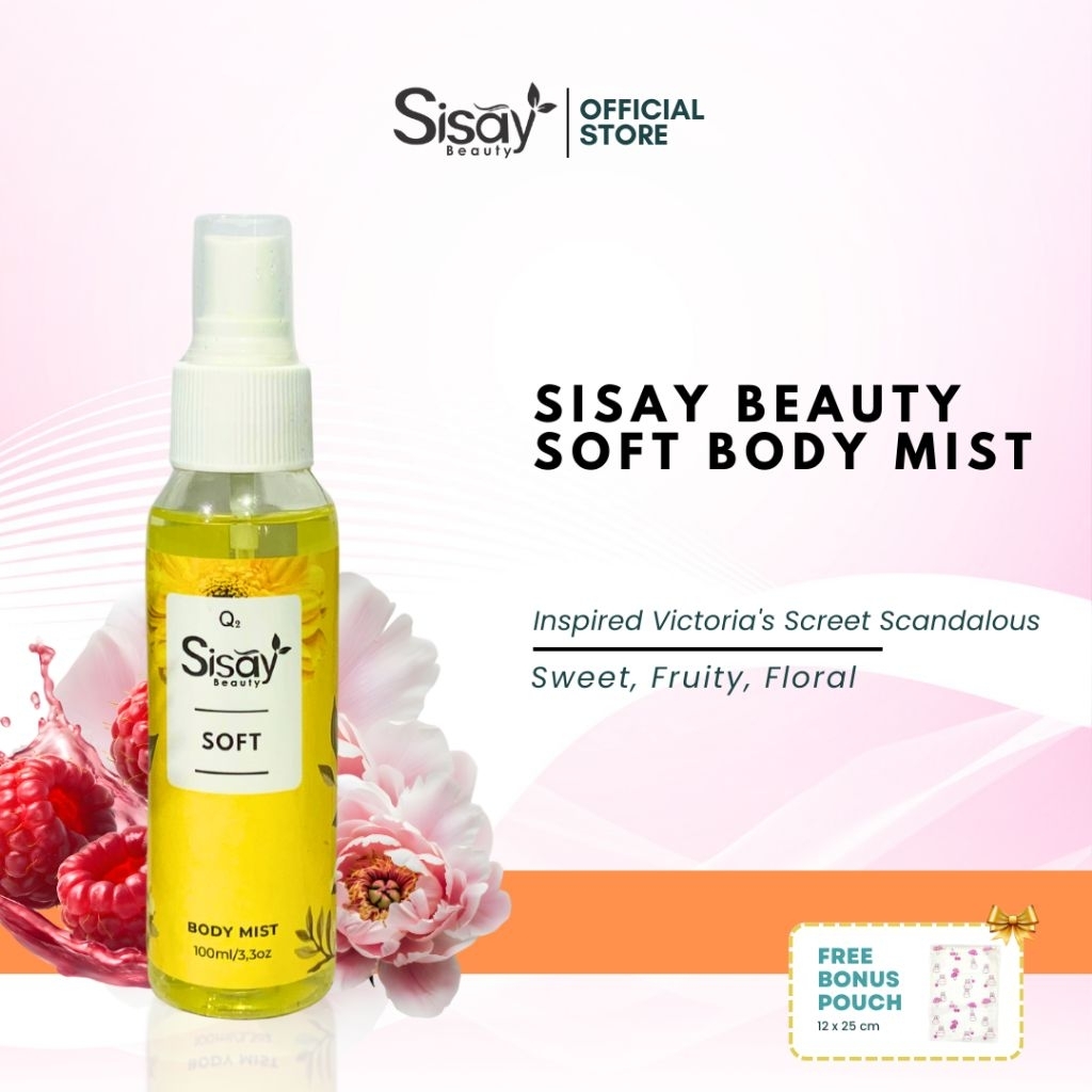 Jual SISAY BEAUTY Bodymist Soft - Body Mist Wangi Tahan Lama 100ml ...