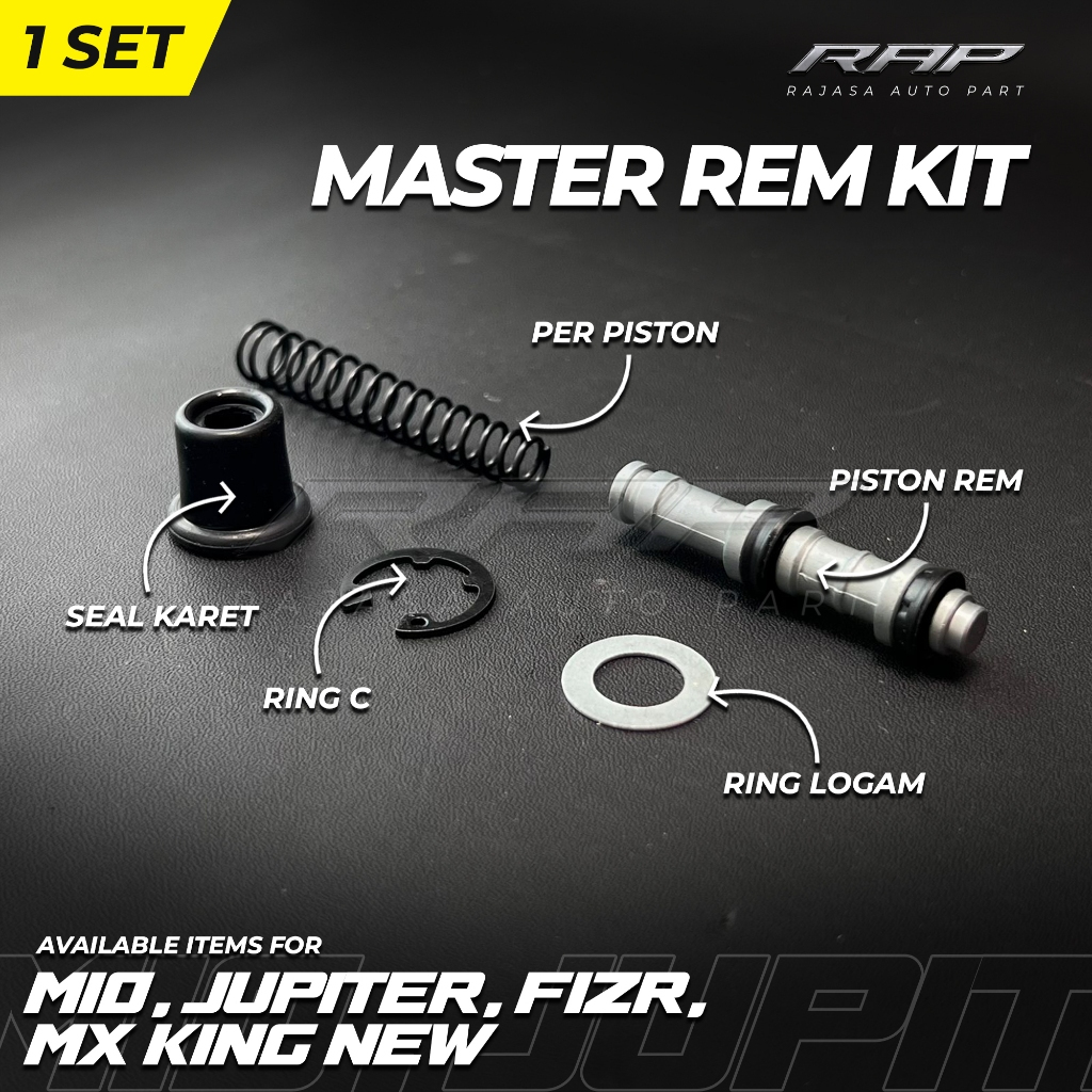 Jual MASTER REM KIT MIO JUPITER VEGA R LAMA RX KING NEW SEAL MASTER REM ...