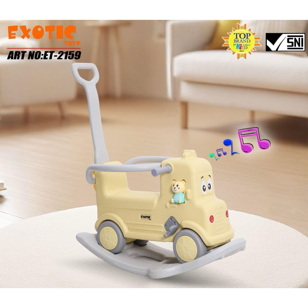 Jual RIDE ON ANAK MURAH EXOTIC 5 IN 1 DINO 2138 + 6 IN 1 KUDA 2139