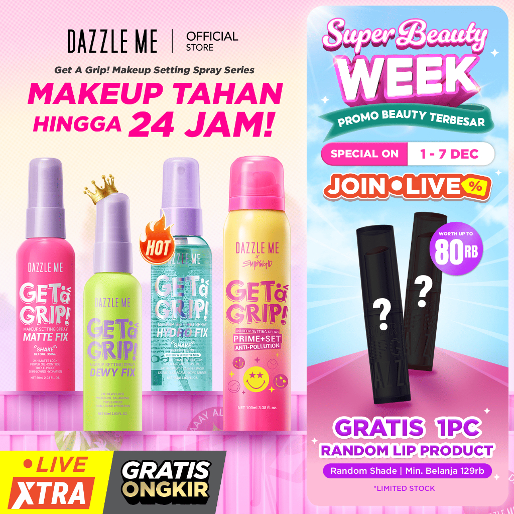 Jual [SPECIAL EDITION] DAZZLE ME Get a Grip! SmileyWorld Edition ...