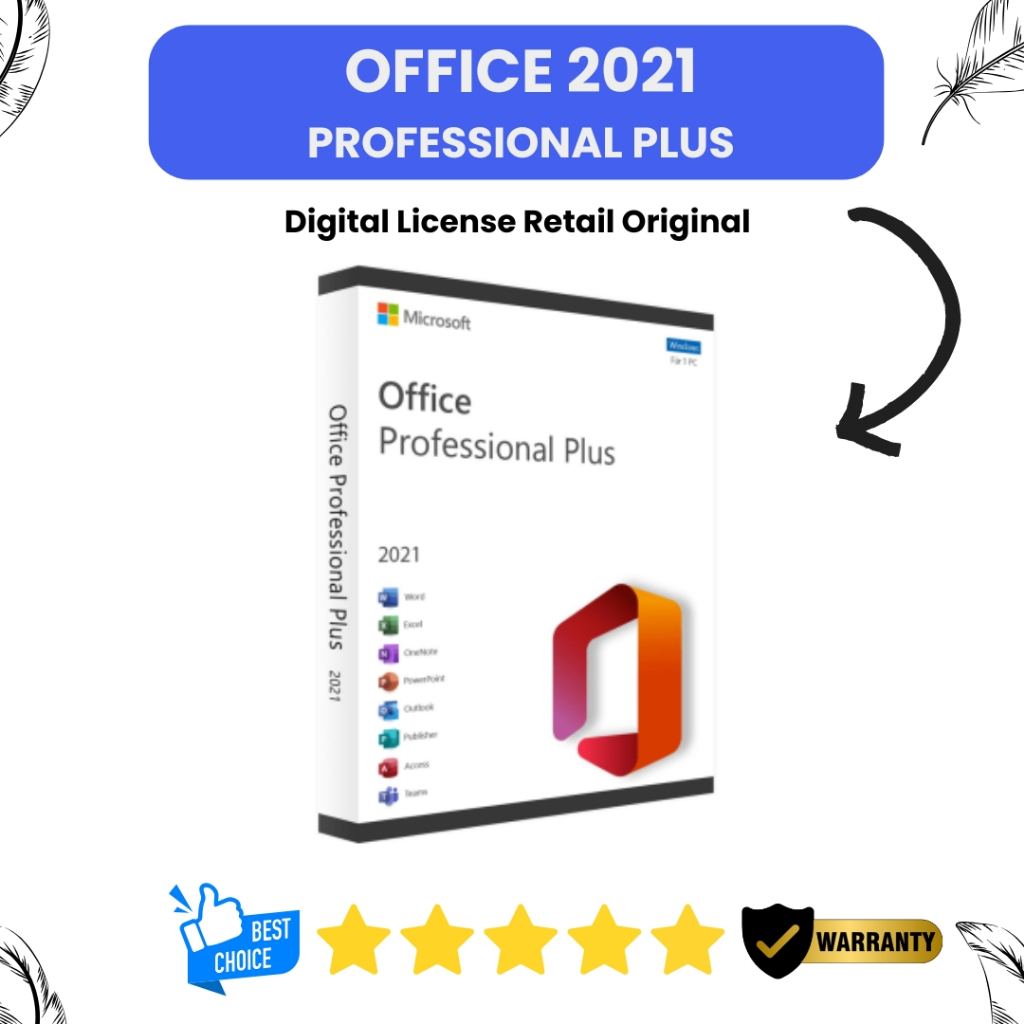 A product key for Microsoft Office 2021 Professional Plus, highlighting the importance of legitimate software for activation