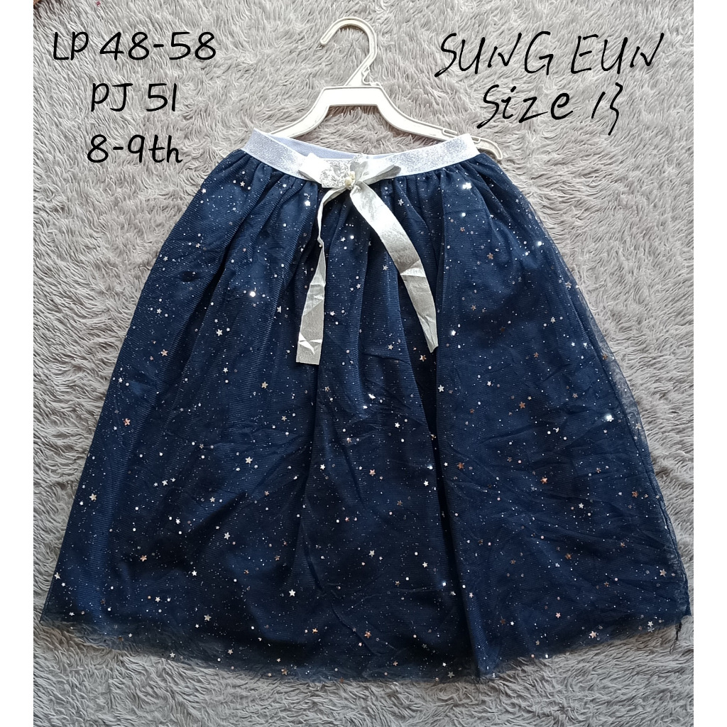 Jual Rok tile biru navy anak usia 8-9th SUNG EUN | Shopee Indonesia