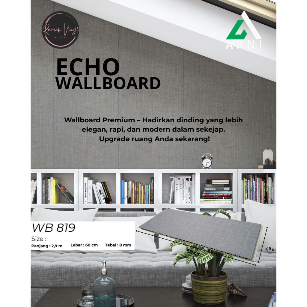 Jual ECHO WALLBOARD WB 819 Panel Dinding Modern Rapi & Elegan Tahan ...