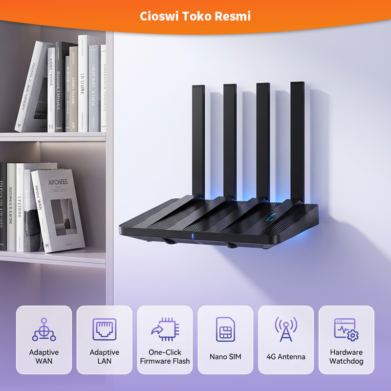 Cioswi Router dual-band| Modem  | 4G WiFi | 500Mbps | LTE Router | All Operator | SIM Card |