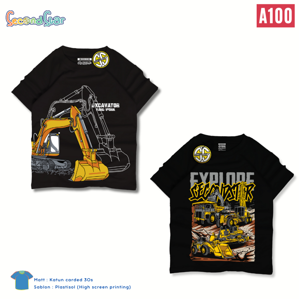 Second Star SSA100 Kaos Distro Anak