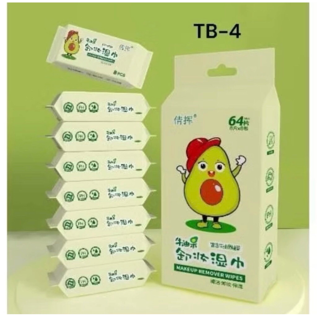 Tissue Basah Mini 1pack / Wet Wipes Isi 8pcs - foto 4