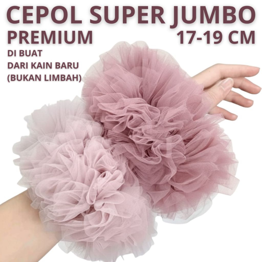 Jual (Premium) Cepol Tile Super Jumbo upgrade quality ikat rambut tile ...