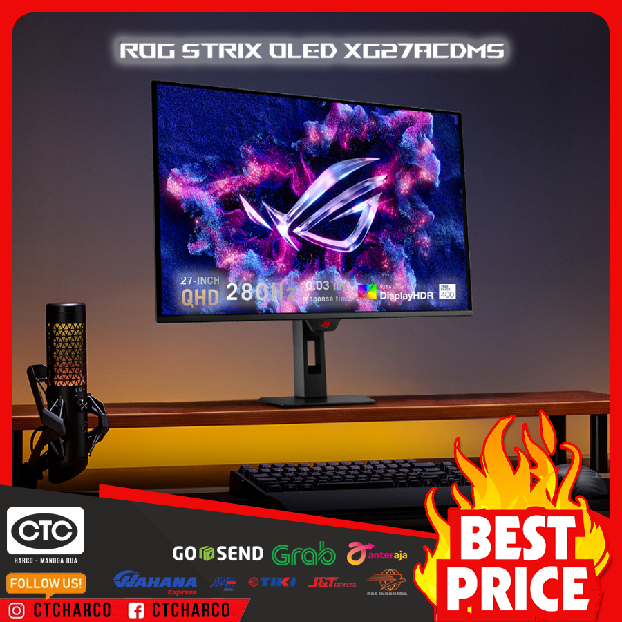 Jual ASUS ROG STRIX OLED XG27ACDMS - MONITOR LED | 27