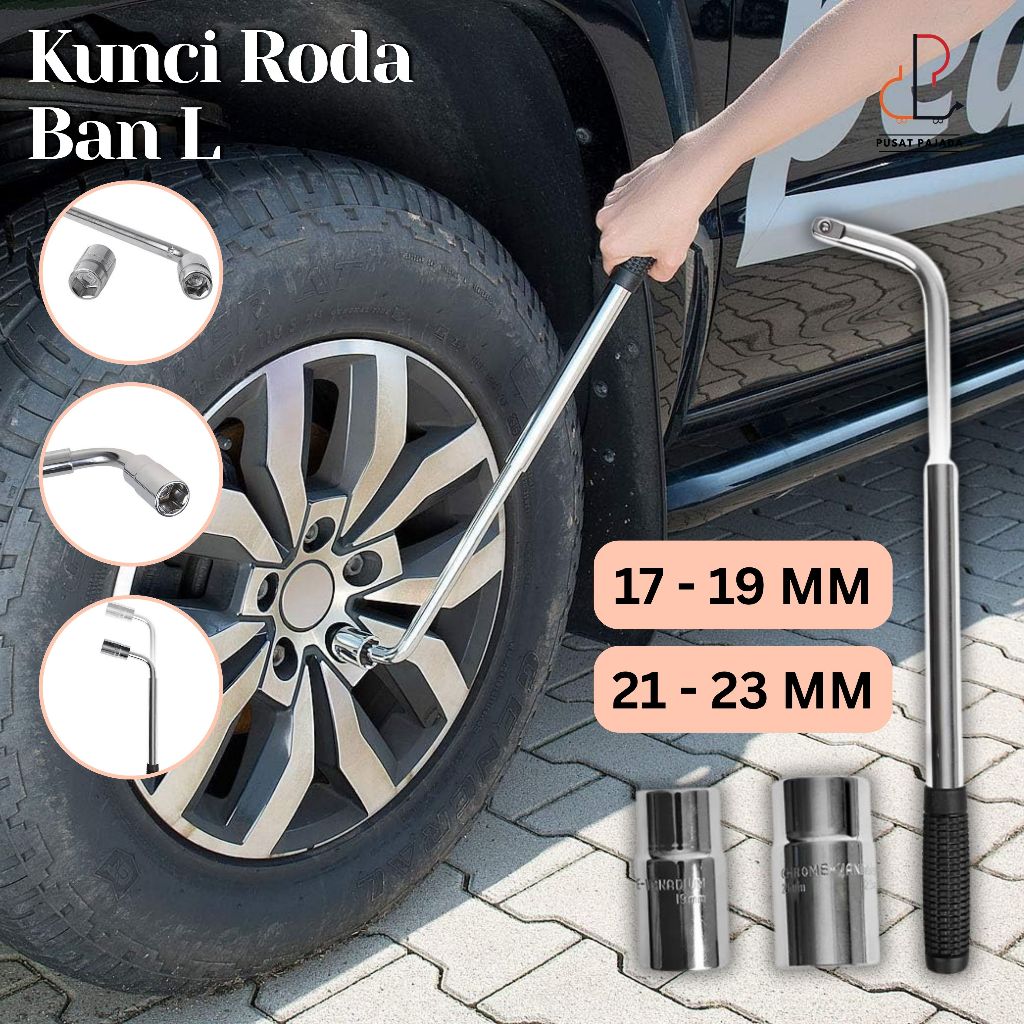 Jual PAJADA Kunci Roda Ban Tarik Socket bolak balik L 19 x 21 mm Bisa ...