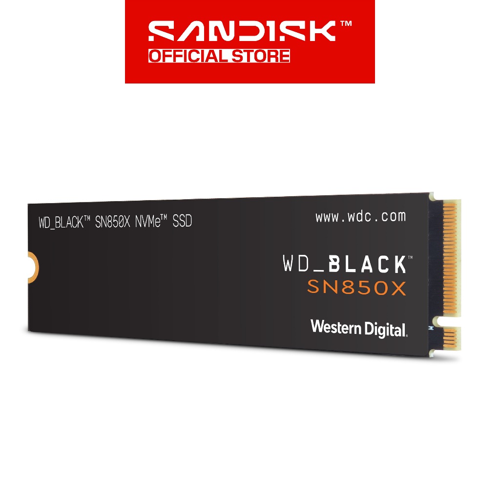 WD Black SSD SN850X M.2 1TB / 2TB / 4TB PCIe Gen4 NVMe 2280 (2)