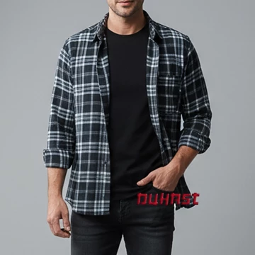 Kemeja Pria Lengan Panjang Flanel Import Unisex Motif Kotak DUHASTSHOP