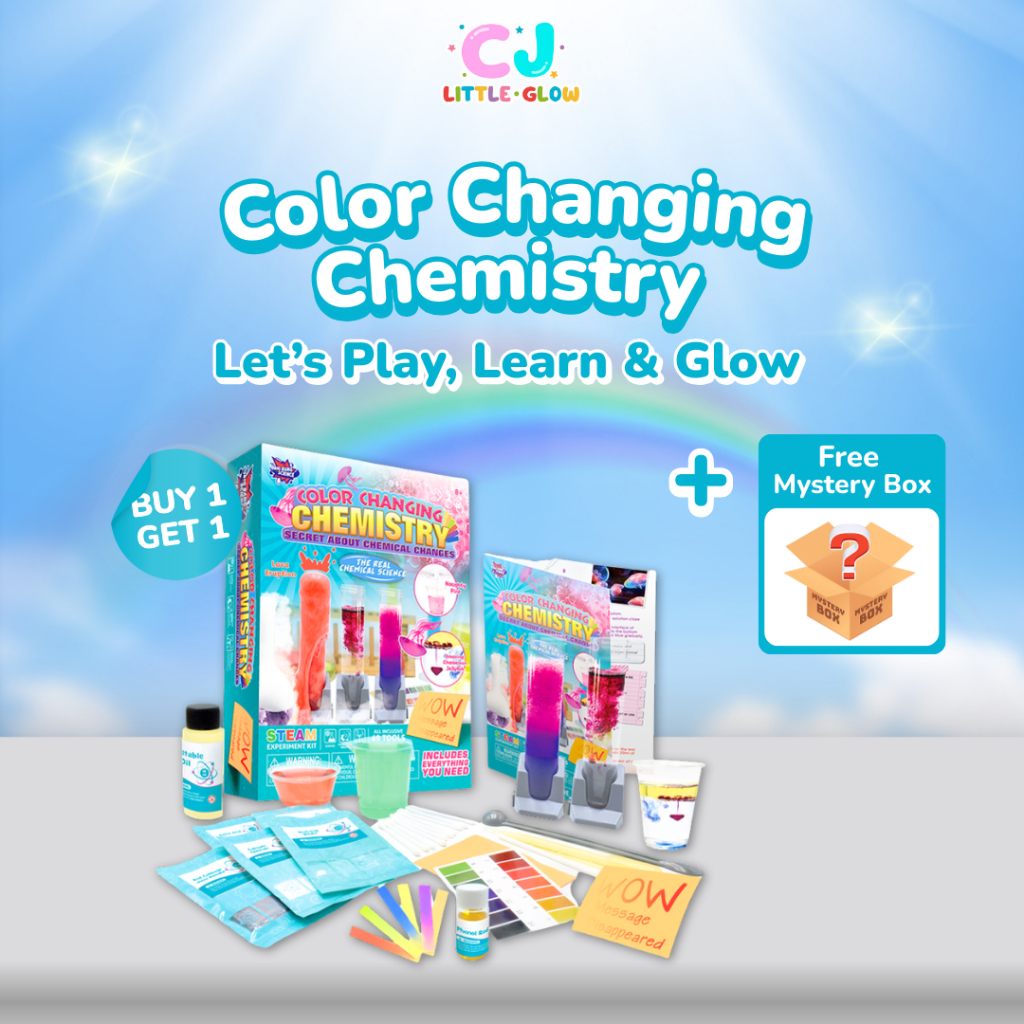 Jual CJ Little Glow Color Changing Chemistry Kit – Mainan Edukasi Sains ...