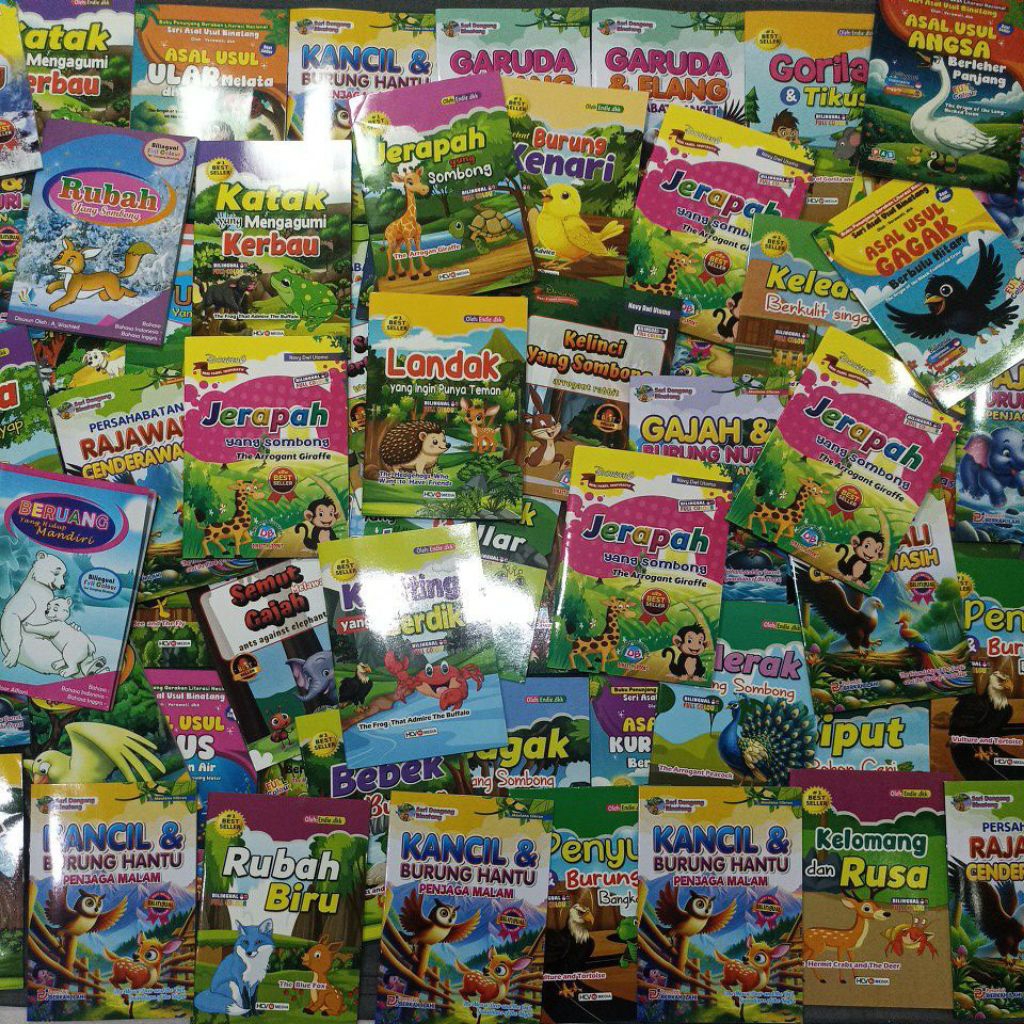 Jual OBRAL RANDOM BUKU CERITA RAKYAT DONGENG BINATANG ANAK JUDUL ACAK ...