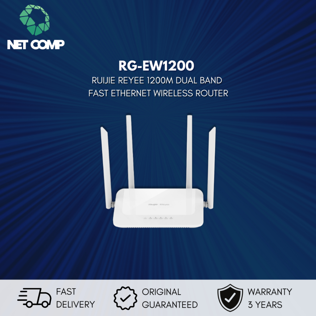 Jual RUIJIE REYEE RG-EW1200 1200M Dual-band Wireless Router | Shopee ...