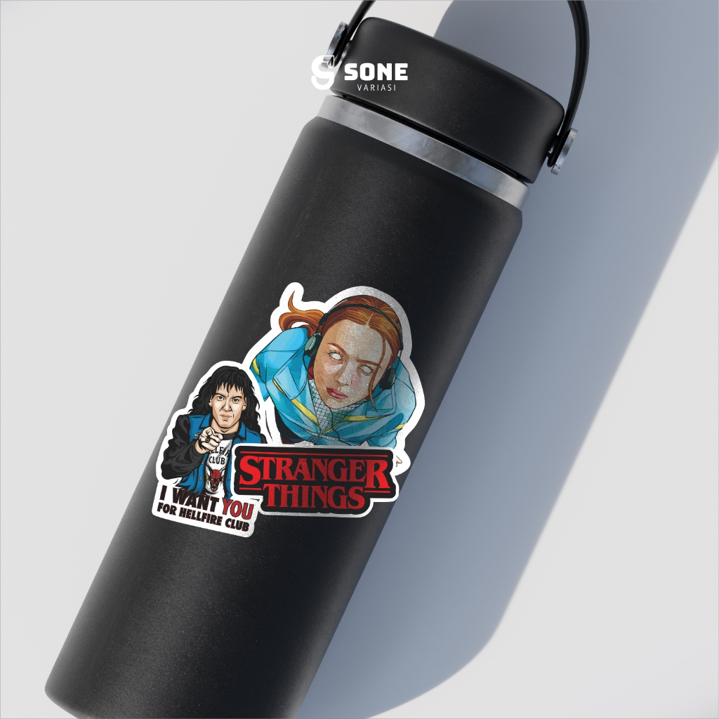 Jual Stiker Stranger Things Aesthetic | Sticker Series Retro Karakter ...