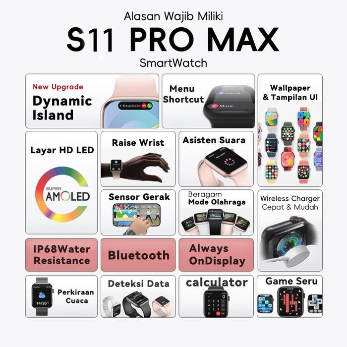 Nicefuse Smartwatch S11 Pro Max| Ips 2.01