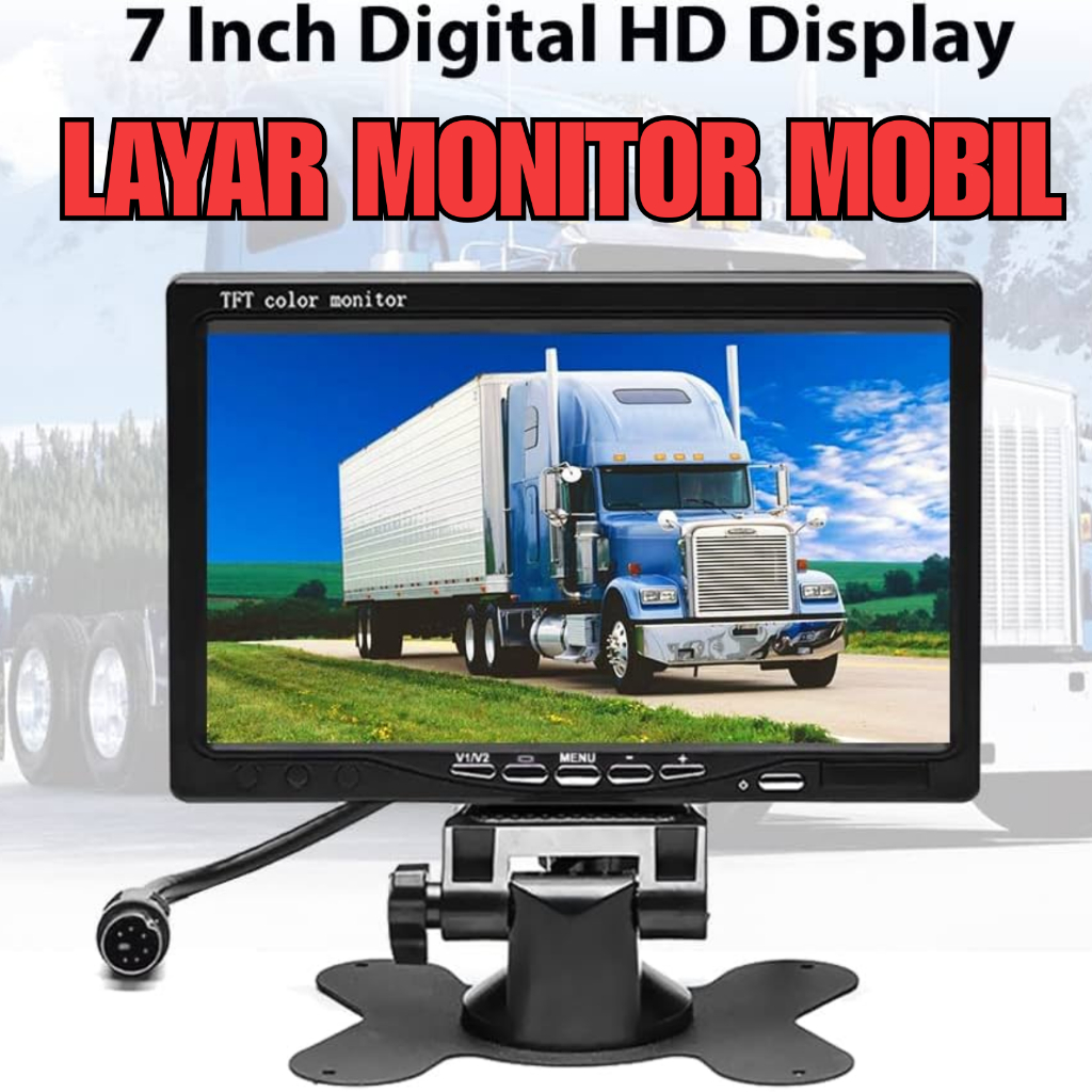 Jual Yoelbaer Layar Monitor Mobil Car Digital Display TFT LCD 7 Inch ...