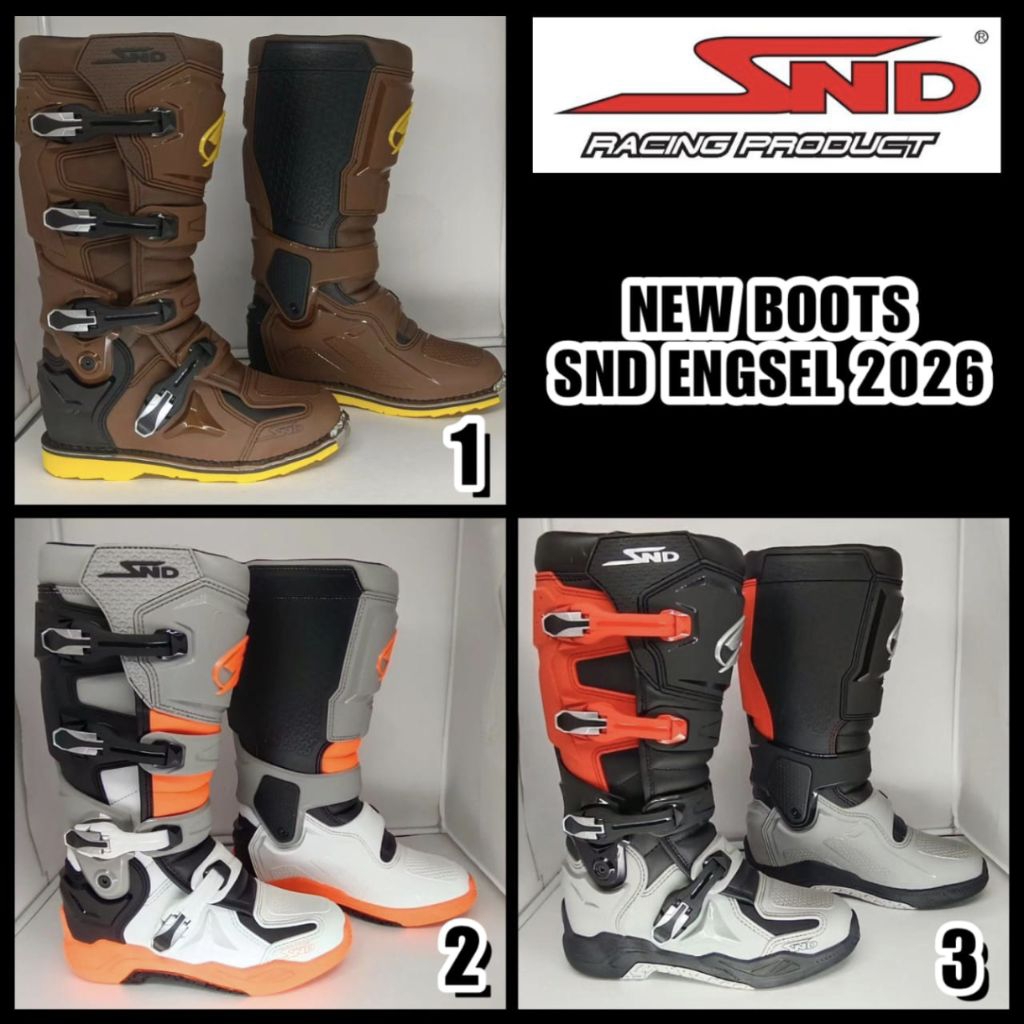 Jual Sepatu Trail SND Double Engsel Cross Enduro 2026 | Shopee Indonesia