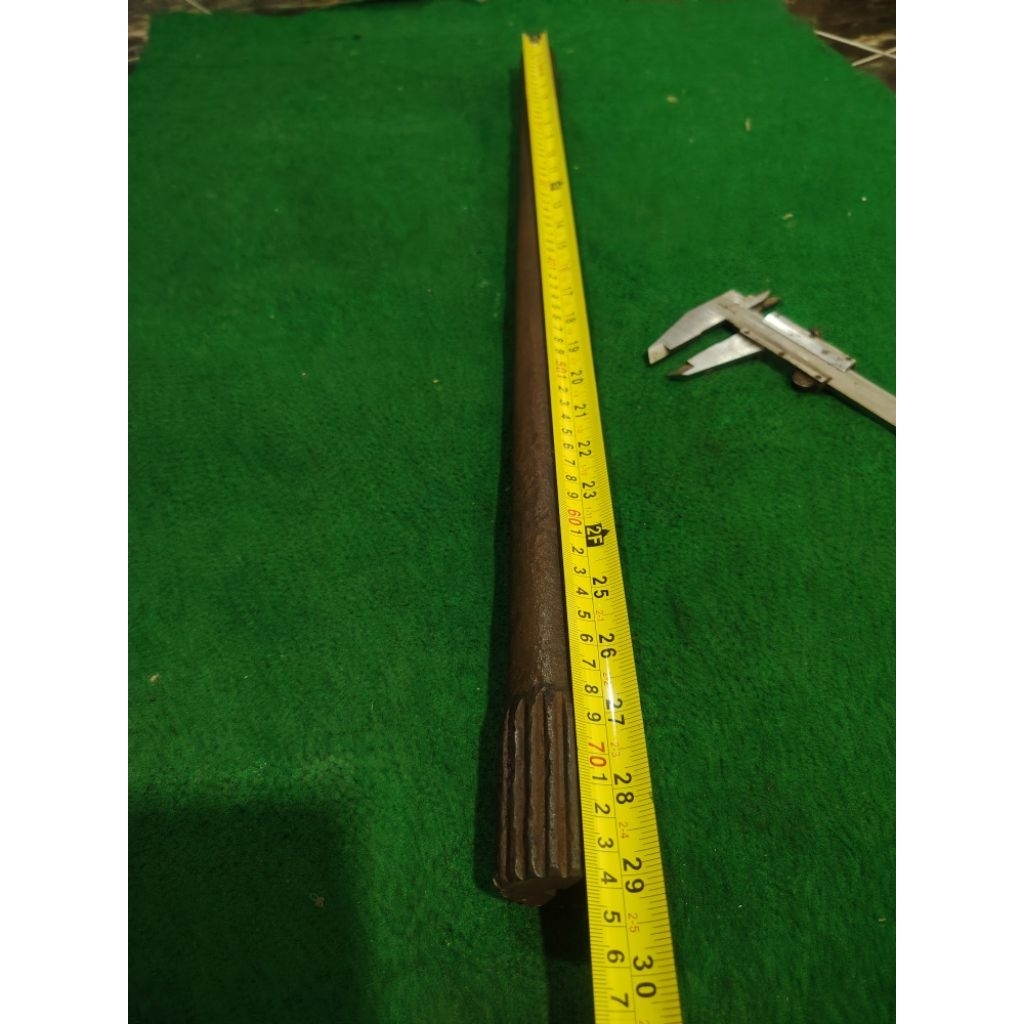 Jual as roda bekas mobil diameter 34mm, panjang 74cm baja bahan bilah ...