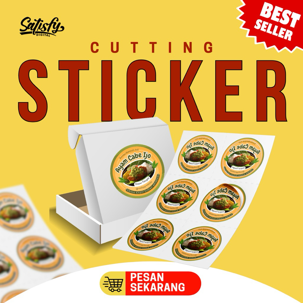 Jual Cetak Sticker / Sticker Souvenir Pernikahan / Sticker Label ...