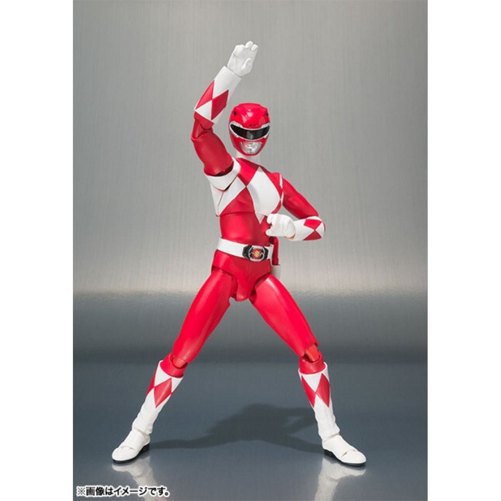 Jual 100% Ori S.H.Figuarts Mighty Morphin Power Rangers Red Ranger ...