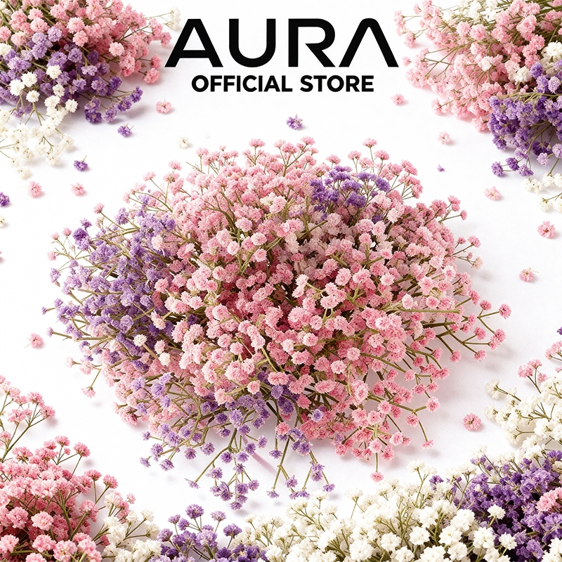 Jual Aura Bunga Hias Baby Breath Imitasi / Bunga Hias Plastik Dekorasi ...