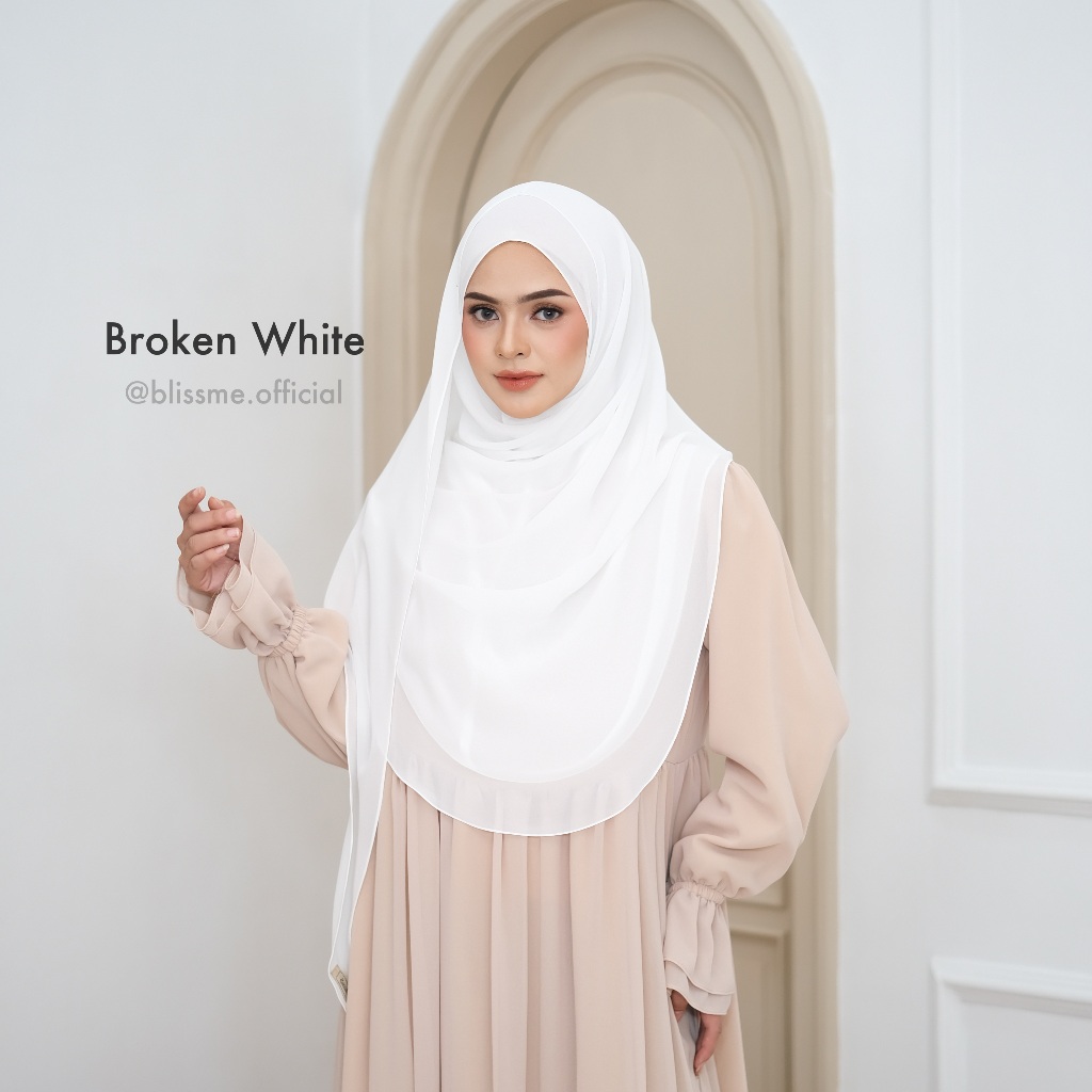 Aurea Pashmina Instan Ceruty Oval Syar’I Nyaman